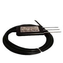 Sensor de humedad del suelo, transmisor de humedad, corriente de voltaje de 485, 4-20mA, 3 metros de longitud de cable 2024 - compra barato