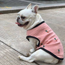 Ropa de Bulldog Francés, ropa de verano de Pug, disfraz de caniche Schnauzer, trajes de perro, camiseta, abrigo, productos para mascotas al por mayor 2024 - compra barato