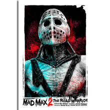 Mad Max Classic Movie Series 2 Silk Fabric Wall Poster Art Decor Sticker Bright 2024 - buy cheap