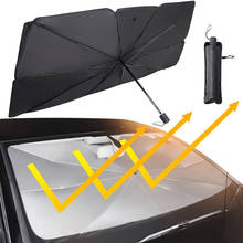 Автомобильный солнцезащитный зонт, складной, для Renault Koleos, Megane, Scenic, Fluence, Laguna Velsatis, Clio 2024 - купить недорого