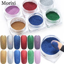 1g nail glitter powder AB Chameleon mirror dust Manicure Decoration DIY blue red purple gold chrome nail powder pigments BZ057 2024 - buy cheap