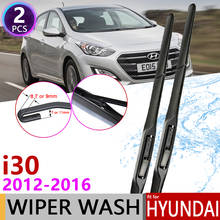 Car Wiper Blade for Hyundai i30 GD Elantra GT 2012~2016 Front Windshield Wipers Car Accessories  j Hook Type 2013 2014 2015 2024 - buy cheap