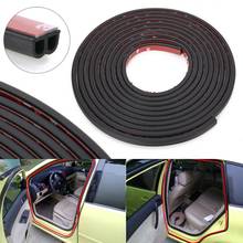 5M B-Shape Seal Strip Moulding Trim Rubber Waterproof Noise-Insulation Damping-Effect Weather-strip Car Door Edge Seal Strip 2024 - buy cheap