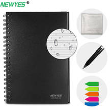 NeWYeS A6 Smart Reusable Notebook Erasable Microwave Heating Waterproof Cloud Storage App Connection Kids Gift Wire Bound Spiral 2024 - buy cheap