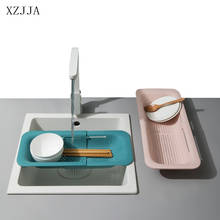 XZJJA Multi-purpose Retractable Kitchen Sink Holder Sink Dish Bowl Tableware Drain Drying Rack Sink Accessories Organizer 2024 - buy cheap