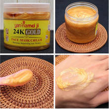 Mascarilla de oro de 24K, pasta de Gel que ilumina la piel, reafirmante, hidratante, para el cuidado de la piel, salón de belleza, 400g 2024 - compra barato