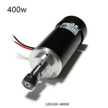 Motor de husillo eléctrico ER11, 400w, 12000rpm, 48VDC, 52mm de diámetro, cepillo de alta velocidad, PCB 2024 - compra barato