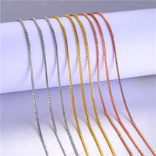 JUWANG-collares de cadena de serpiente para mujer, Joyería Moderna mm de ancho de 2020, Color dorado y plateado, novedad de 1,5 2024 - compra barato