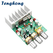 Tenghong-placa amplificadora de som tda7190, alta fidelidade, 20w + 20w, 2.0 canais, áudio, 12v, estéreo, amplificador para alto-falantes, pré-amplificador 2024 - compre barato