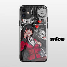 Funda de Anime Jabami Yumeko Kakegurui para iPhone SE 6s 7 8 x xr xs 11 pro max Samsung s note 10 20 plus, carcasa de vidrio para teléfono 2024 - compra barato