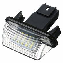 12V 6500K 18LED License Plate Light Bright White Lamp License Plate Light For Peugeot 206/207/307/308 For Citroen C3/C4/C5/C6 2024 - buy cheap