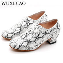 Wuxijiao-sapatos de dança feminino, salto alto 9cm, cor cetim, com lantejoulas, strass cubano 2024 - compre barato