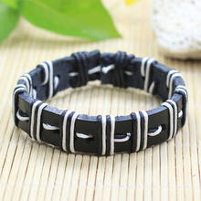 6 Pcs/set Wrap Multilayer Leather Bracelet Men Wristband Bracelets & Bangles For Women Men Fashion Jewelry Pulseras DX23 2024 - buy cheap