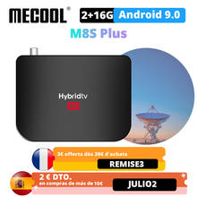 Mecool Android TV Box DVB T2/T/C M8S PLUS Hybridtv Amlogic S905X2 Quad Core 2GB 16GB 4K Streaming Media Receiver Home Player 2024 - buy cheap
