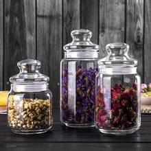 Portable Glass Tea Storage container Jar Transparent Storage Bottle Box Dampproof Organizer Canister kitchen containers 2024 - buy cheap