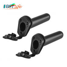 2PCS Nylon Holder Fishing Tackle Accessory tool Fishing Rod Tackle with Cap Cover Gasket for Kayak Boat Canoe 2024 - buy cheap