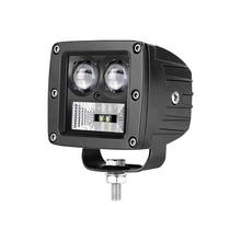 Luz Led de trabajo con lente de proyector, iluminación de conducción para Jeep 4x4 todoterreno, 40W, 4000LM, 12V, 24V, montaje empotrado 2024 - compra barato