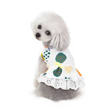 Camiseta estampa para animais de estimação, camiseta de algodão com estampa fofa para cães pequenos 2024 - compre barato