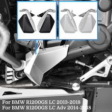 Cubierta protectora para pies de motocicleta, Protector de placa protectora contra salpicaduras, color negro y plateado, para BMW R1200GS LC 2019-2013 2018 2017, 2016, R1250GS ADV 2024 - compra barato