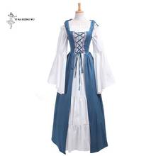 Cosplay Costume Women Lolita long Dress Off Shoulder Renaissance Dress Vintage Halloween Dancewear Medieval Retro Dress Princess 2024 - buy cheap