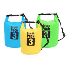 Bolsas impermeables de 2L, 3L, 5L, bolsa seca resistente al agua, bolsa de almacenamiento para natación, Kayak, canoa, Rafting, Upstream 2024 - compra barato