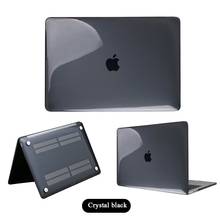 For Apple MacBook Air 13/11 Inch/MacBook Pro 13/15/16 Inch/Macbook 12 (A1534) Laptop Case Crystal Black Hard Shell 2024 - buy cheap