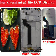 Lcd For Xiaomi Mi A2 Lite LCD Display With Frame Digitizer Display Touch Screen Replacement For Xiaomi MiA2 Lite A2Lite Display 2024 - buy cheap