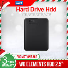 Western Digital WD Elements External hdd 500GB 1TB  2TB 4TB 5TB USB3.0 2.5" Portable Hard Drive Disk  Hdd for PC laptop 2024 - buy cheap