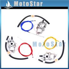 Gas Throttle Cable + Carb Carburetor + Fuel Line Hose Filter For 2 Stroke 47cc 49cc Engine Mini Dirt Pocket Bike Moto 2024 - buy cheap