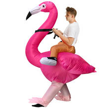 Hot Flamingo Inflatable Costumes Halloween Purim Alien Costume For kids Adult Men Women Dress Inflatable Costume Party Carnival 2024 - buy cheap