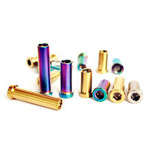 M6*1.0 Length 11.5/18.5/22/30/33mm Color Ti/Golden/Rainbow GR5 Titanium Pivot Nut For Bicycle Caliper Brakes 2024 - buy cheap