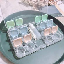 6 Pcs Contact Lens Cases Unisex Travel Easy Carry Colorful Container Lenses Box for Contact lenses 2024 - buy cheap