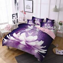 Luxury Bedding Set Butterfly Flower 3D Printed Duvet Cover with Pillowcases Twin Queen King 3d Quilt Cover Bedding Home Textiles 2024 - buy cheap