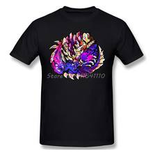 Magnamalo Print Cotton T-Shirt Monster Hunter Fantasy-themed Action Role-playing Games For Men Fashion Streetwear 2024 - buy cheap