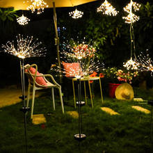 LED Solar Light String Outdoor Waterproof Garden Lawn Solar Dandelion Lights Christmas Wedding Fairy Garland Decoration 2024 - buy cheap