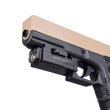 USB Перезаряжаемый QD пистолет светильник 500 люменов Постоянный/мгновенный выход пистолет вспышка светильник для Fullsize Телец Glock HK USP CZ-75 2024 - купить недорого