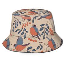 CINESSD Vintage Bullfinches Bucket Hat Summer Hats Fisherman Hat Foldable Women Men Sunscreen Shade Caps 2024 - buy cheap
