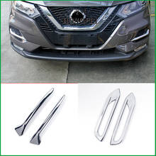 Car Styling Front And Rear Fog Light Foglight Lamp Eyelid Eyebrow Cover Sticker Trim Fit For Nissan Qashqai J11 2017 2018 2019 2024 - buy cheap