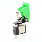 Interruptor de led para caminhão/carro/barco com luz de segurança, capa verde 12v a 20a - foto 2026