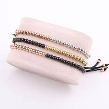 JARAVVI Men Bracelet High Quality Stainless Steel Beads Adjustable Bracelet Men Jewelry Gift 2024 - buy cheap