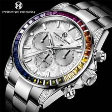 PAGRNE DESIGN Top Brand Automatic Watch Stainless Steel Waterproof 100M  Mechanical Watch Luxury Sapphire Glass Men Watches 2024 - buy cheap