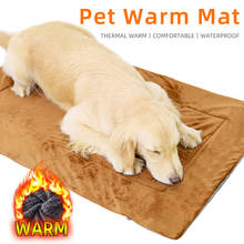 Soft Fleece Self Heating Pet Bed Winter Mat Bed Comfortable Mat Warmer Sheepskin Puppy Dog Pad Pet-Washable Blanket For Cat Dogs 2024 - buy cheap