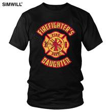 Винтажная Мужская футболка с пожарным, Ретро стиль, короткий рукав, хлопок, пожарный, пожарный, спасательный клуб, футболка, модная футболка, Подарочная одежда 2024 - купить недорого