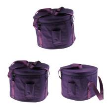 3x Padded Carry Case Bag Oxford Cloth Carrier for 14inch Crystal Singing Bowl Replacement Parts 2024 - buy cheap