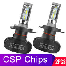 2Pcs H7 LED H4 Auto Car Headlight 9005 9006 H3 H13 H8 880 H27 9004 9007 H11 LED H1 S1 50W 8000LM 6500K Automobile Bulb CSP Lamp 2024 - buy cheap