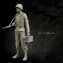 Kits de figura de resina infantil, soldado europeu, montado automaticamente, 1/35(50mm) 2024 - compre barato