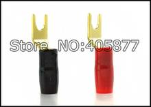 High End Performance Audio Grade Gold Plated Spade for Speaker cable Y terminal adapter 2024 - buy cheap