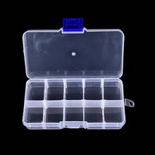 Durable Transparent Visible Plastic Fishing Tackle Box 10 Compartments Fishing Lure Storage Box Case Fish Tool 2024 - buy cheap