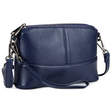 Simple Style All-match Fashion Ladies Shoulder Bag Clutch Purse Genuine Leather Small Crossbody Bags For Women Luxury Handbag 2024 - buy cheap
