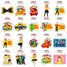 New Cartoon Printed 30pcs/lot Planar Resins for Hair Bows Planar Resin Crafts 2024 - buy cheap